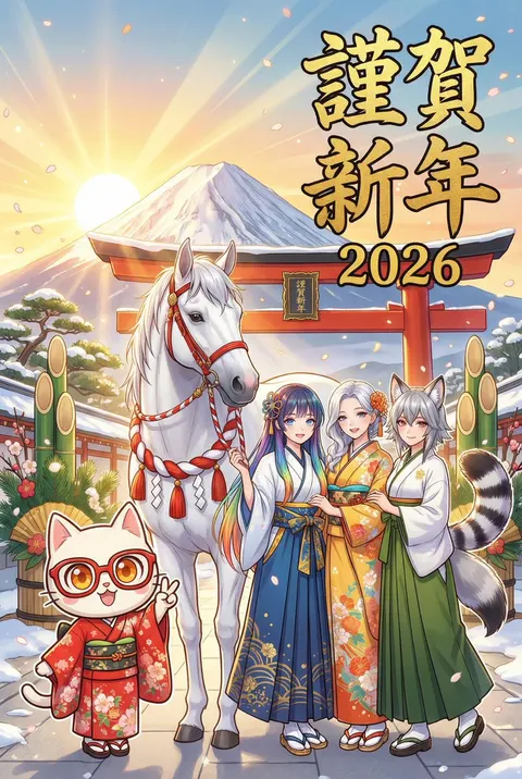 生肖贺卡生成与角色同步排版