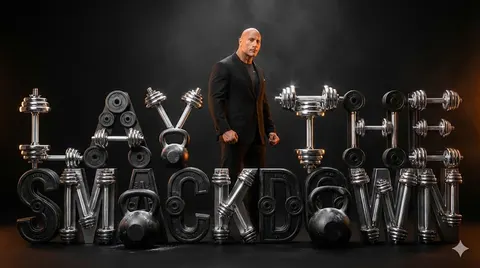 The Rock 'Lay the Smackdown' Cinematic Visual