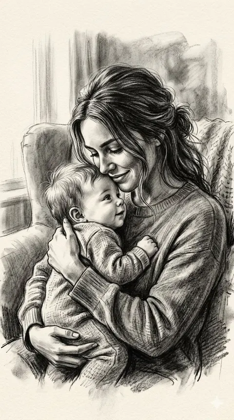 Classic Fine Art Charcoal Drawing Prompt