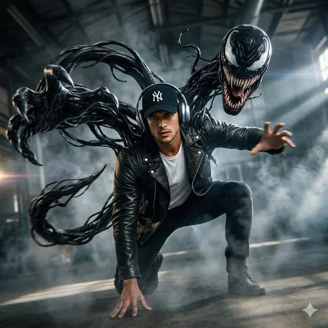 Cinematic Venom Symbiote Action Scene