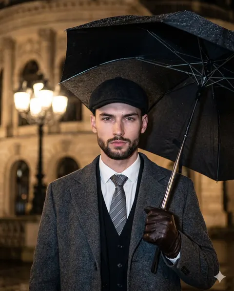 Cinematic Paparazzi Night Portrait