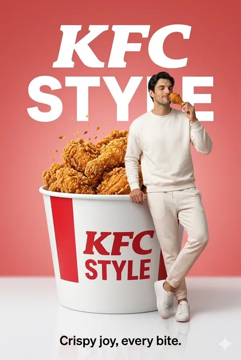 Surreal Fried Chicken Commercial
