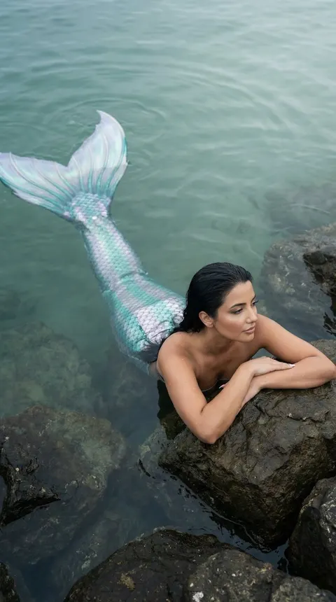 浅海电影感美人鱼肖像