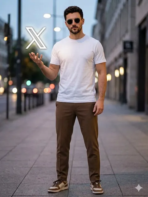 Urban Dusk Floating Logo Portrait