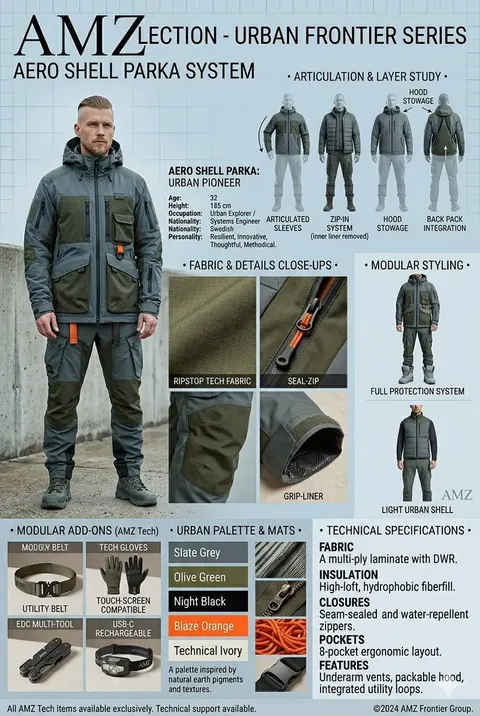 Technical Outerwear Design Sheet