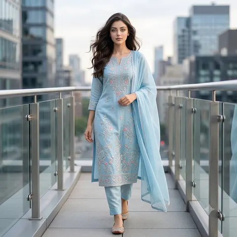 Urban South Asian Fashion Portrait