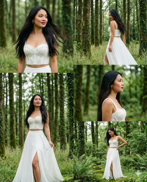 Enchanted Forest Fashion Portrait Strip