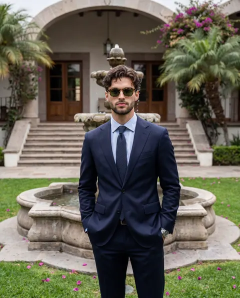 Formal Outdoor Event Portrait