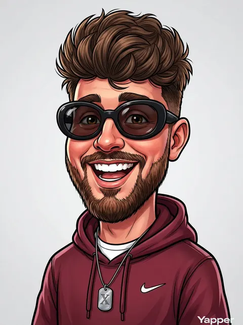 3D Cartoon Caricature Portrait