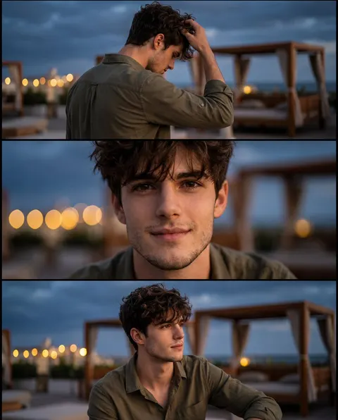 Cinematic Identity-Consistent Portrait Collage