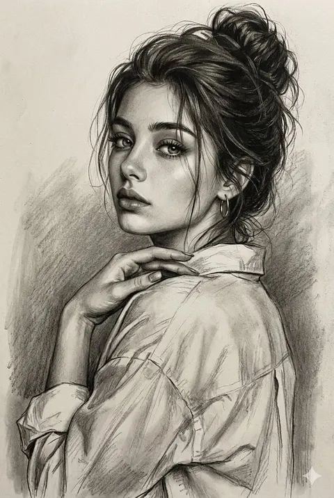 Multi-Medium Portrait Study