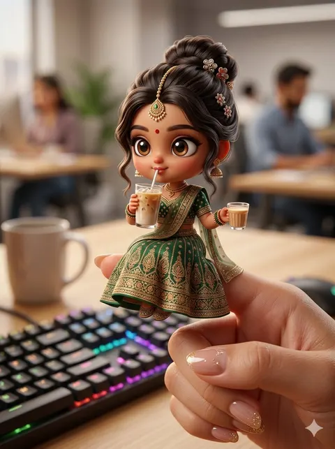 Q 版手办 3D 微缩场景