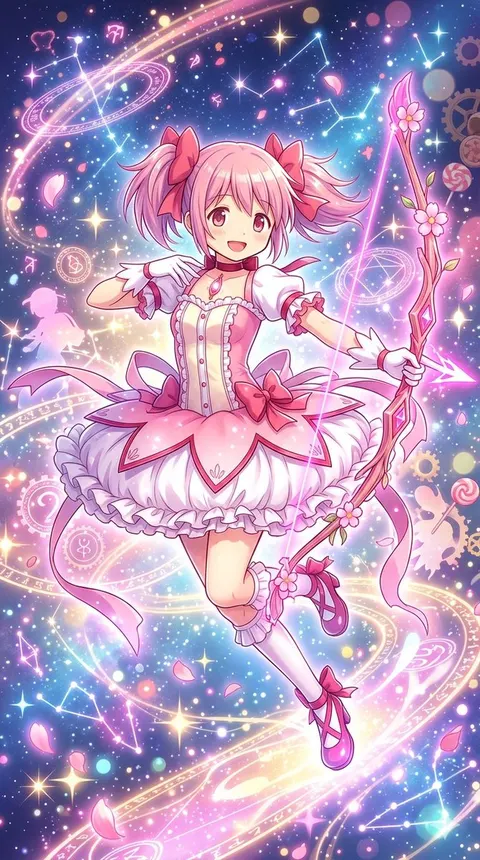 Anime Style Madoka Kaname Portrait