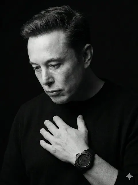 戏剧性黑白肖像