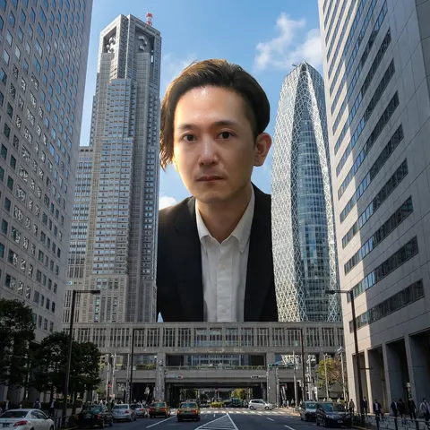 东京新宿巨像俯瞰创意图