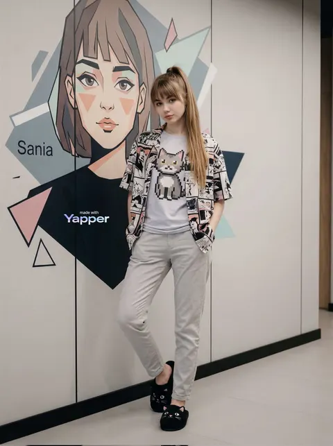 时尚女性全身肖像