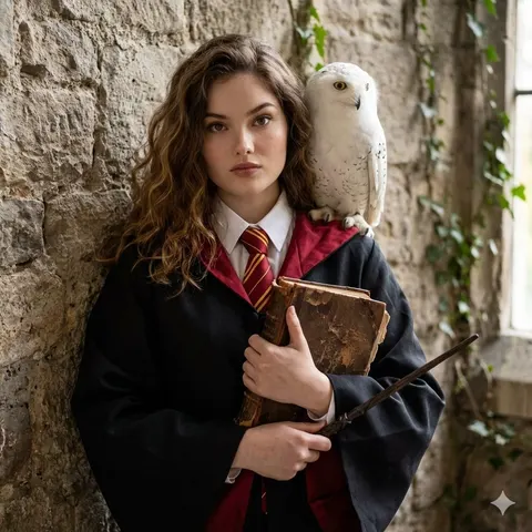 霍格沃茨主题魔法学院风格人像