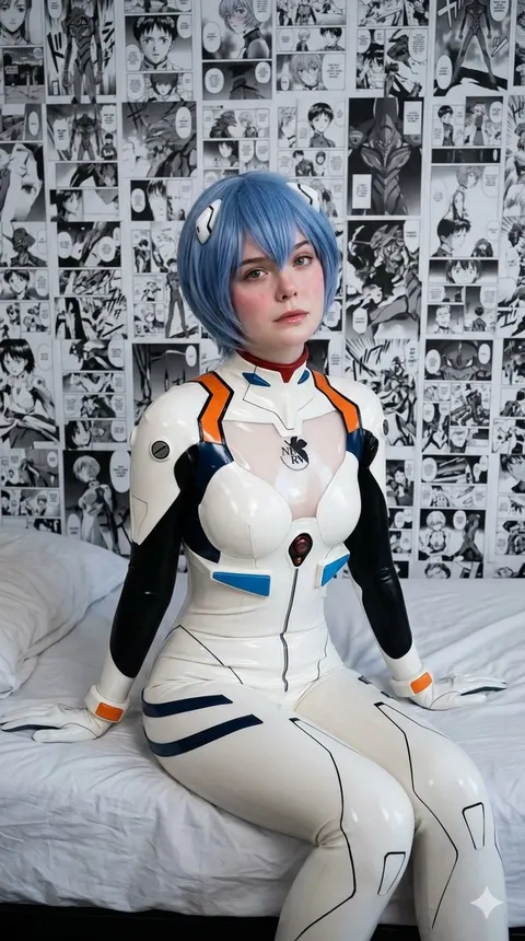 艾尔·芬妮演零号天使 cosplay