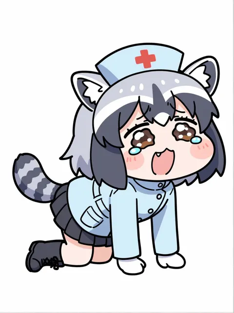 生成带朋克风格的尖刺发型角色
