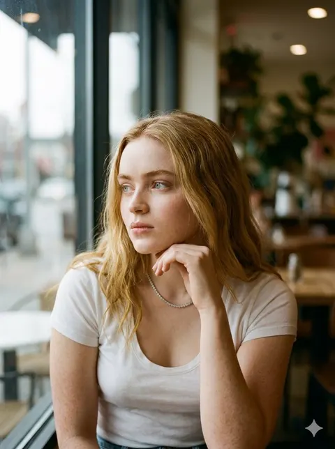 Cinematic Cafe Contemplation