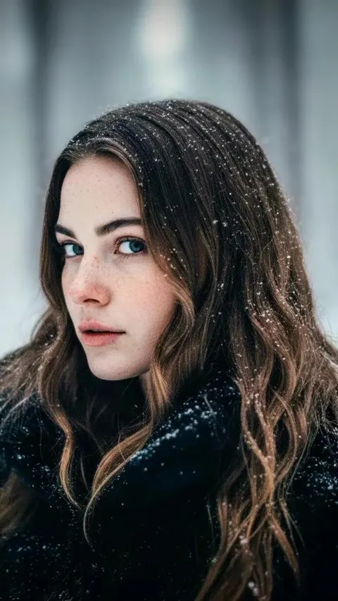 雪林电影感女性肖像