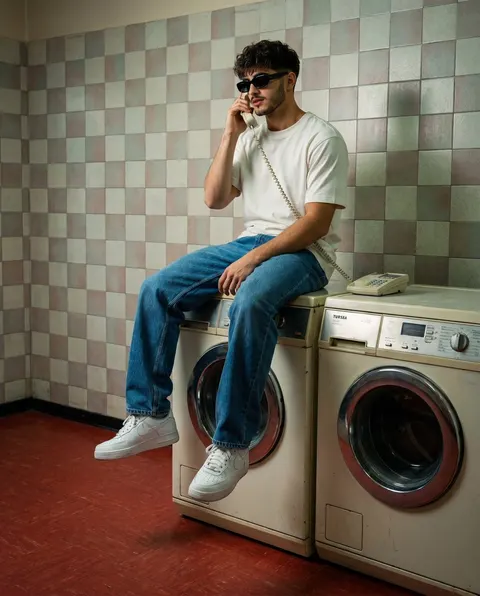 90s Retro Laundromat Streetwear
