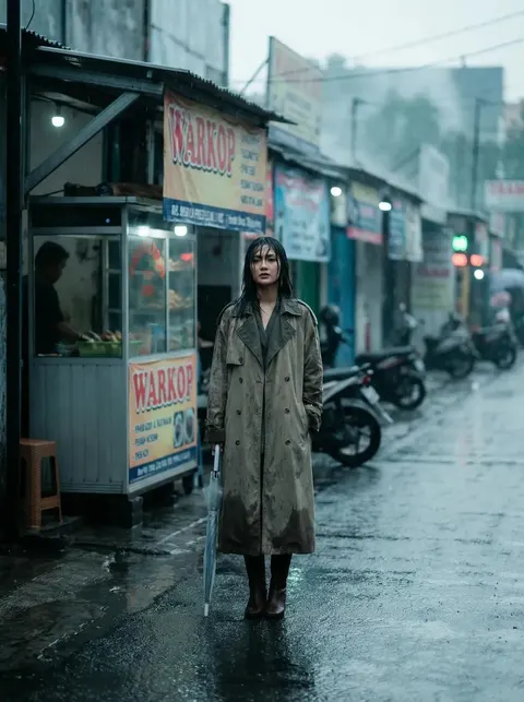 印尼 Warkop 雨天时尚大片