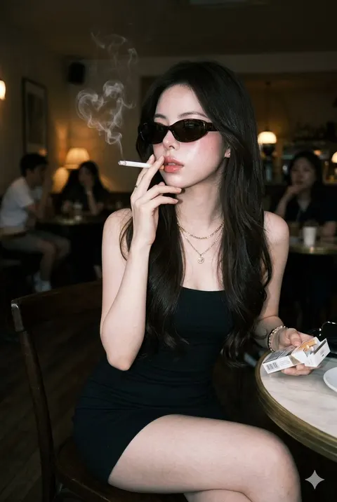 千禧年数码夜景人像