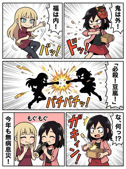 一分钟挑战：节分漫画