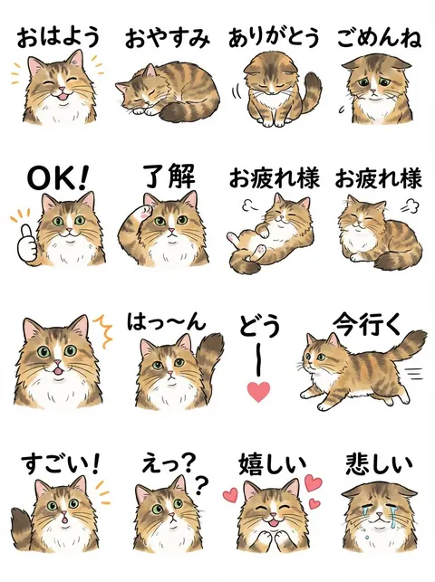 LINE 贴纸角色系列生成