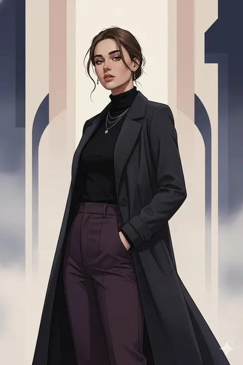 哥特风与韩剧融合插画
