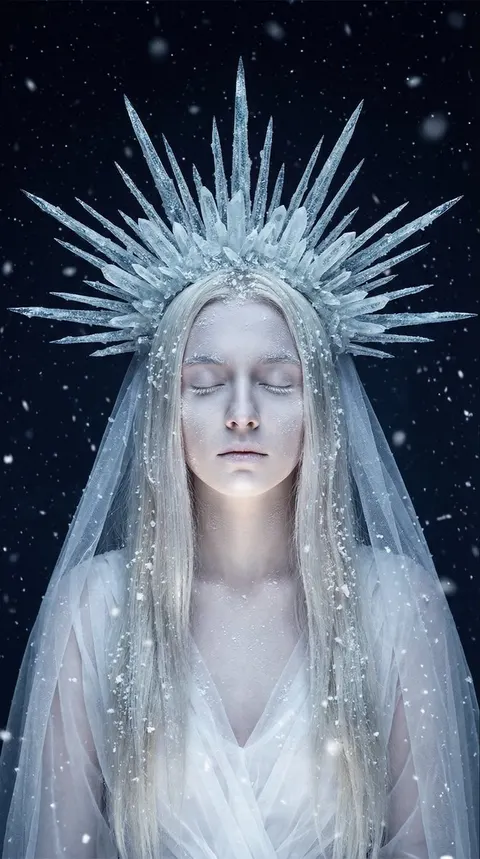冰雪女神肖像生成