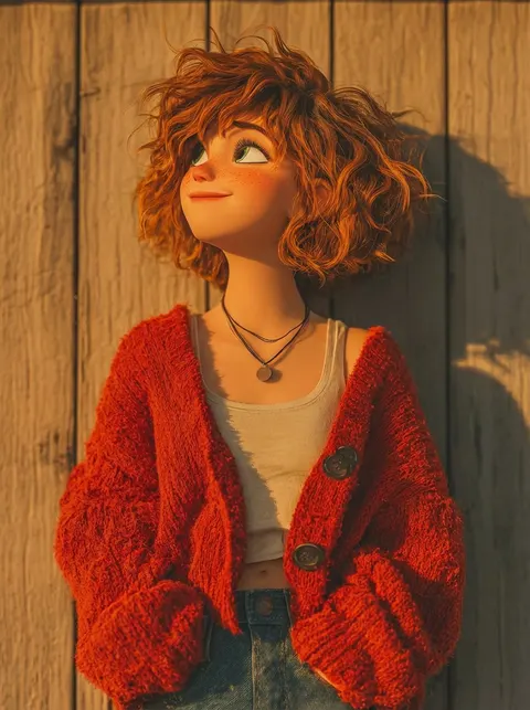 Pixar-Style 3D Animated Character Portraits