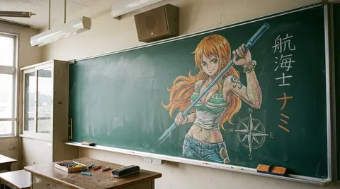 学生粉笔字艺术图生成