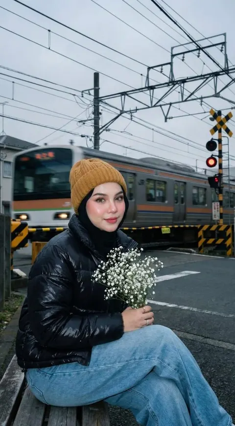 日式铁路道口情绪肖像