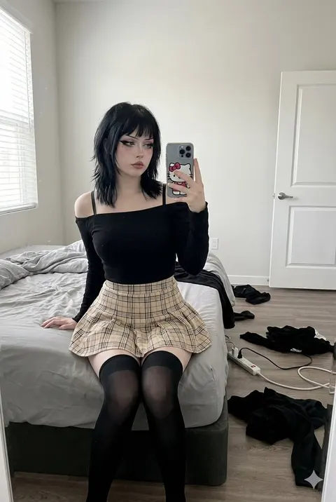 深度景深对镜自拍：E-Girl风格