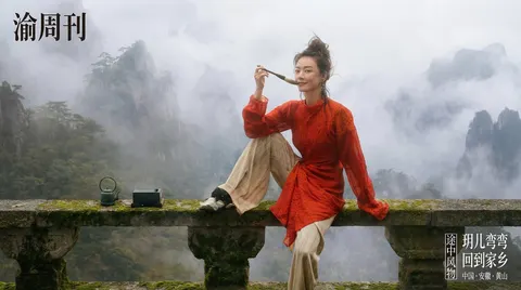 马思纯风格电影感国风大片