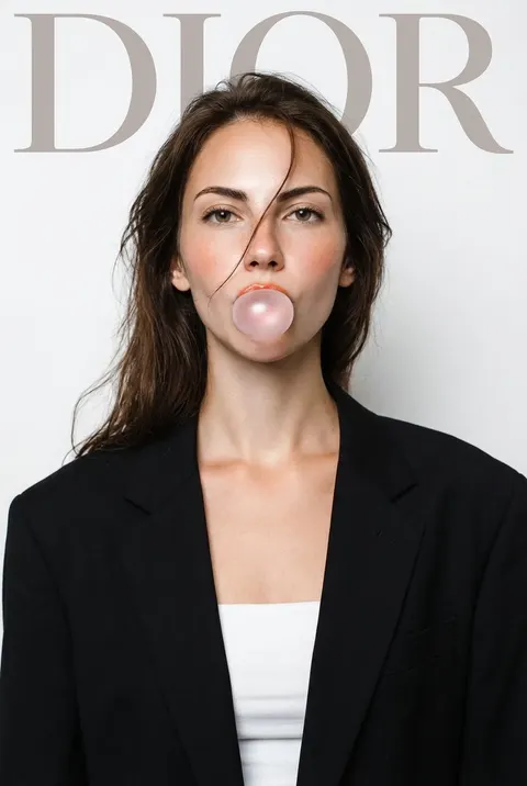 DIOR 工作室泡泡糖时尚肖像