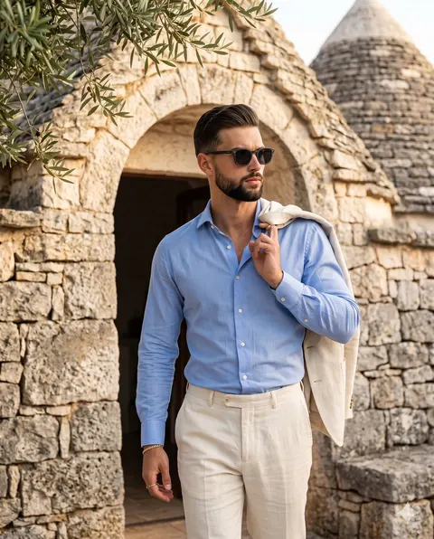 Mediterranean Summer Lifestyle Portrait