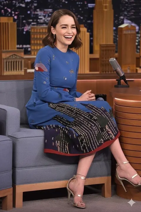 Cinematic Talk Show Portrait (Emilia Clarke Inspired)