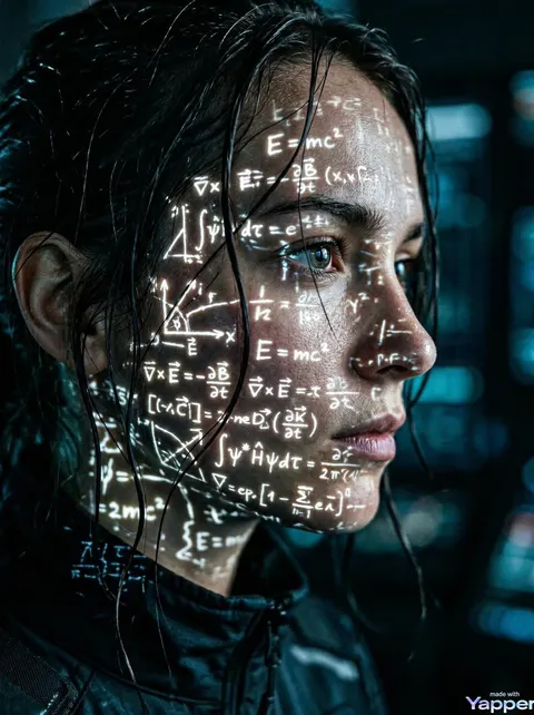 Cyberpunk Science Portrait